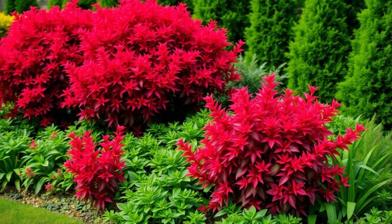 red shrubs for landscaping