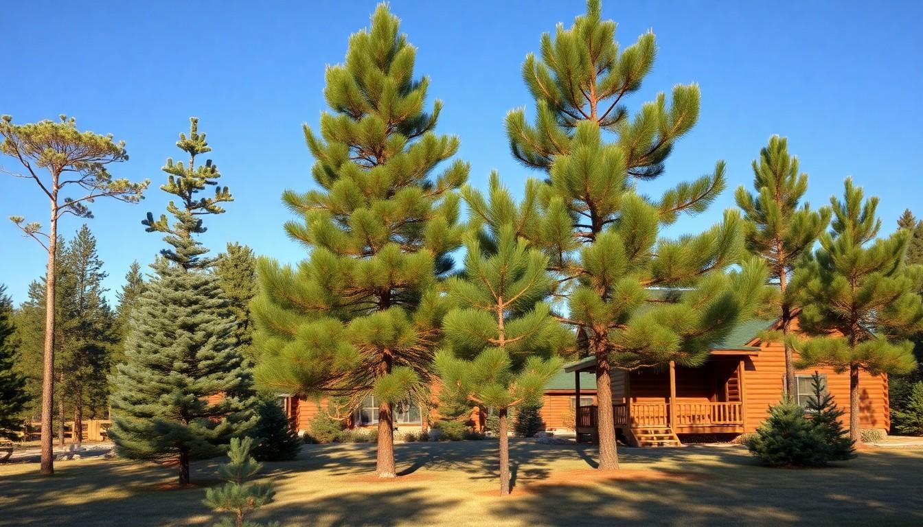 types of pine trees for landscaping