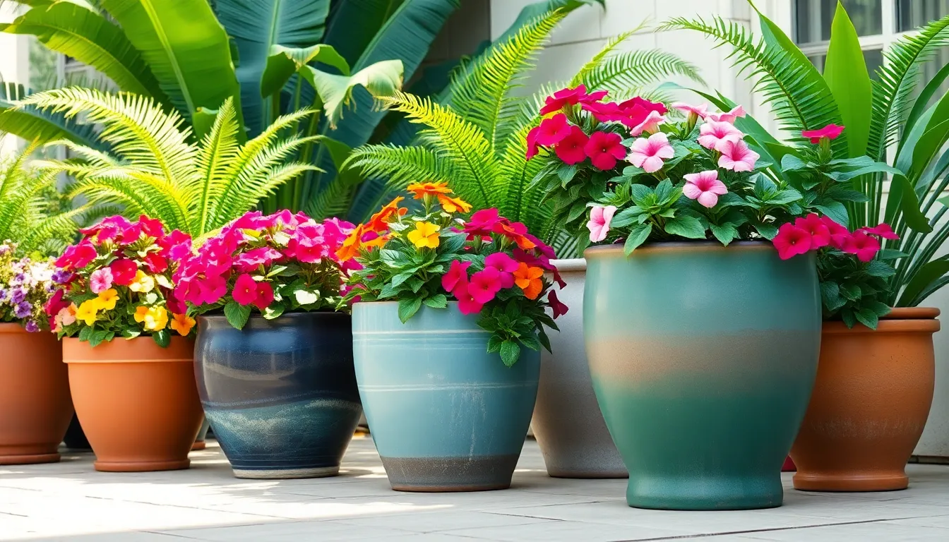 extra large pots for outdoor plants